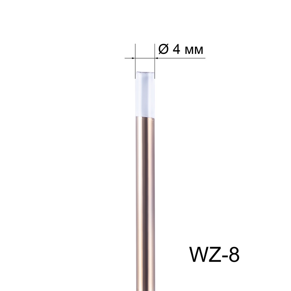 Вольфрамовый электрод WZ-8 4,0мм / 175мм (1шт.) FoxWeld 719 руб.
