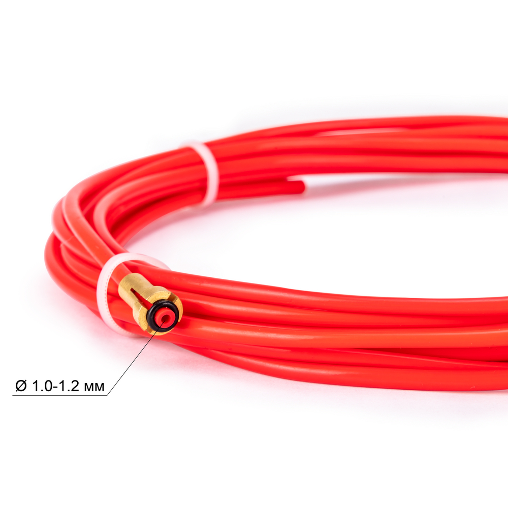 Канал FoxWeld 1,0-1,2мм тефлон красный, 5м (126.0028/GM0612, пр-во FoxWeld/КНР) 953 руб.