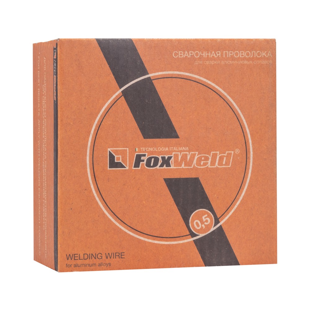 FoxWeld Проволока алюминиевая AL Si 5 (ER-4043) д.0.8мм, 0,5кг D100 (пр-во FoxWeld/КНР) 1