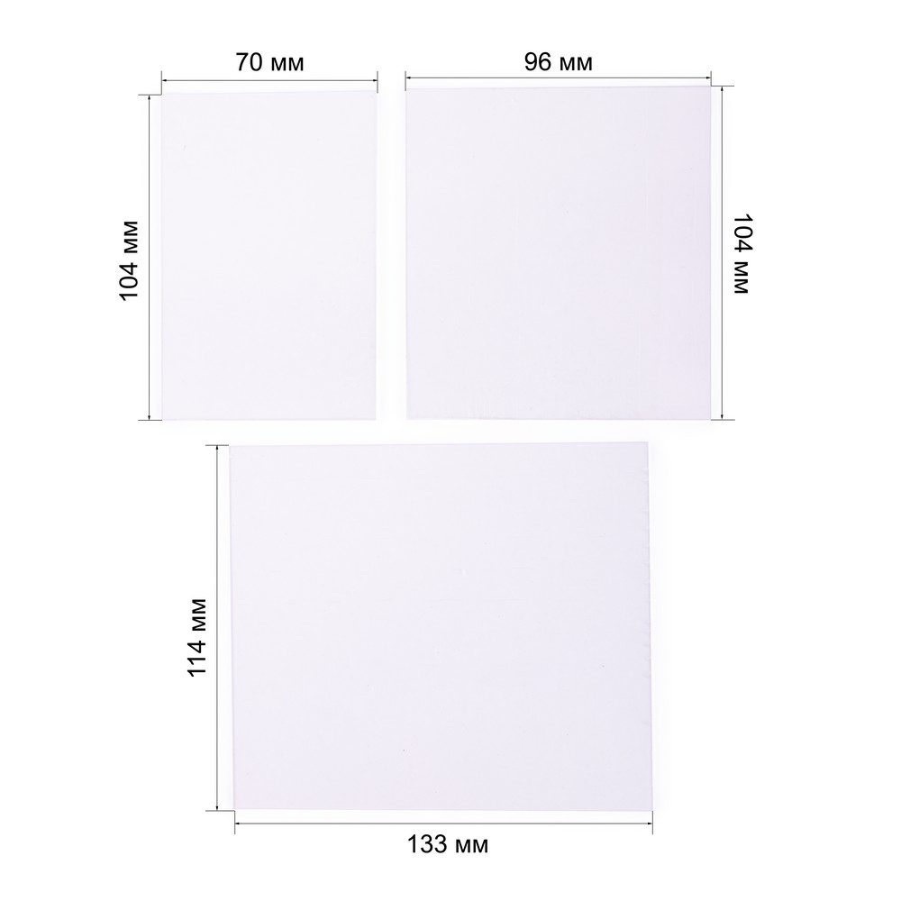 Комплект поликарбонатных стекол 114х133мм (10шт) №3 (пр-во FoxWeld) 975 руб.
