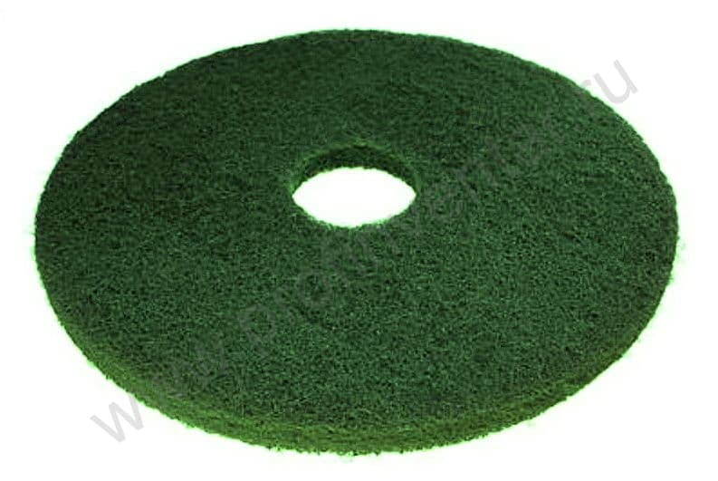 Зеленый размывочный круг (пад) 13" дюймов 1