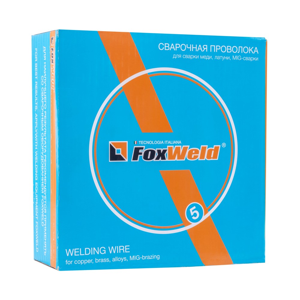 FoxWeld Проволока медная CuSi3 д.1.0мм, 5кг D200 (пр-во FoxWeld/КНР) 1