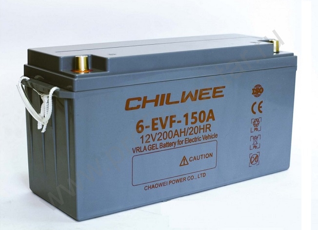 Тяговый гелиевый аккумулятор CHILWEE 6-EVF-150A (12В-150А/Ч С5)