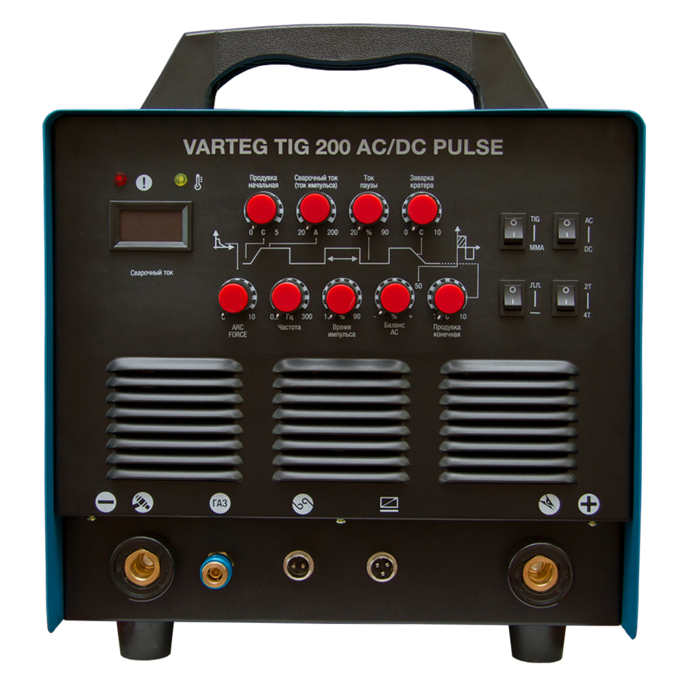 Аппарат аргонодуговой сварки VARTEG TIG 200 AC/DC PULSE 66545 руб.