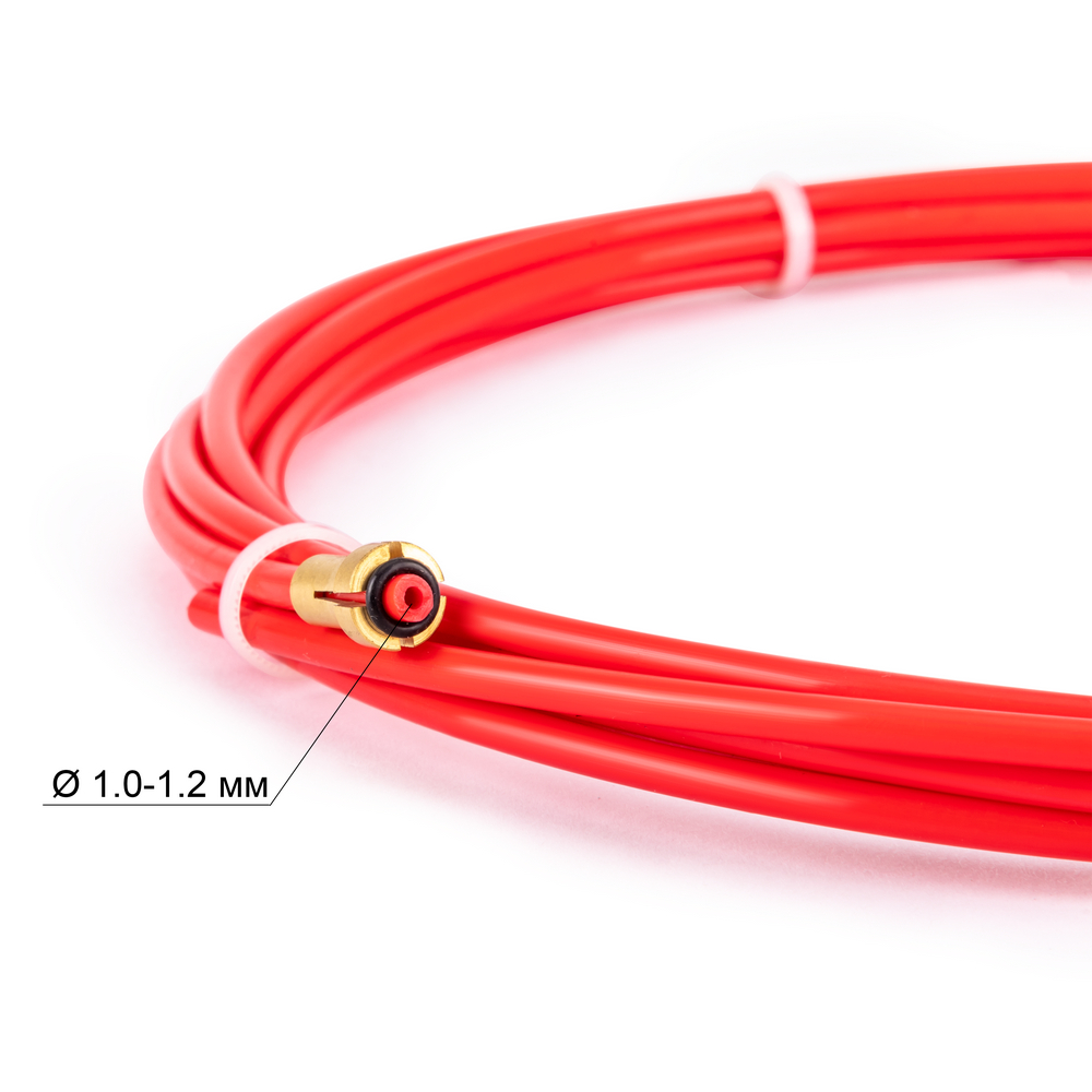 FoxWeld Канал 1,0-1,2мм тефлон красный, 4м (126.0026/GM0611, пр-во FoxWeld/КНР) 876 руб.