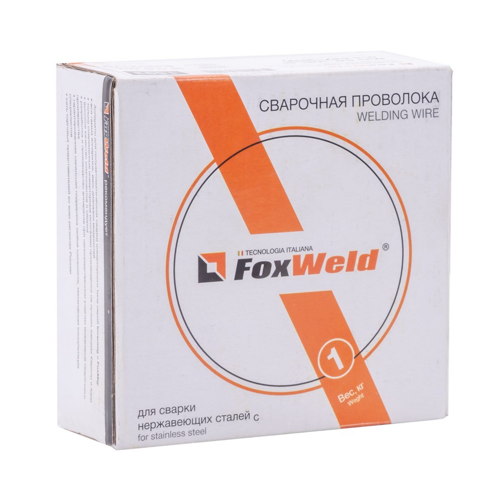 FoxWeld Проволока нержавейка ER-308 LSi (Св-04Х19Н9) д.0.8мм, 1кг D100 (пр-во FoxWeld/КНР) 1