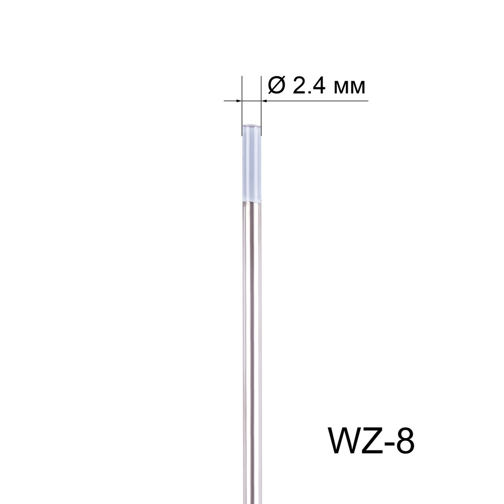 Вольфрамовый электрод WZ-8 2,4мм / 175мм (1шт.) FoxWeld 189 руб.