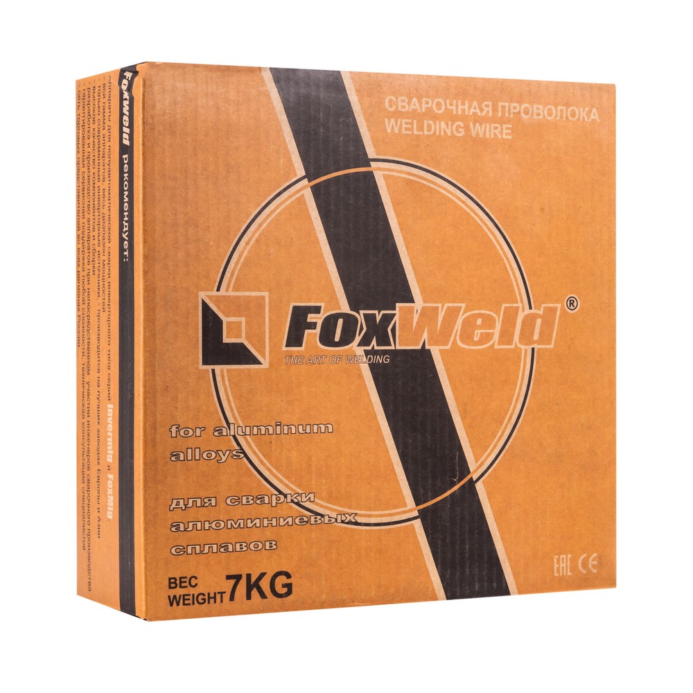 FoxWeld Проволока алюминиевая AL Si 5 (ER-4043) д.1.0мм, 7кг D300 (пр-во FoxWeld/КНР) 1