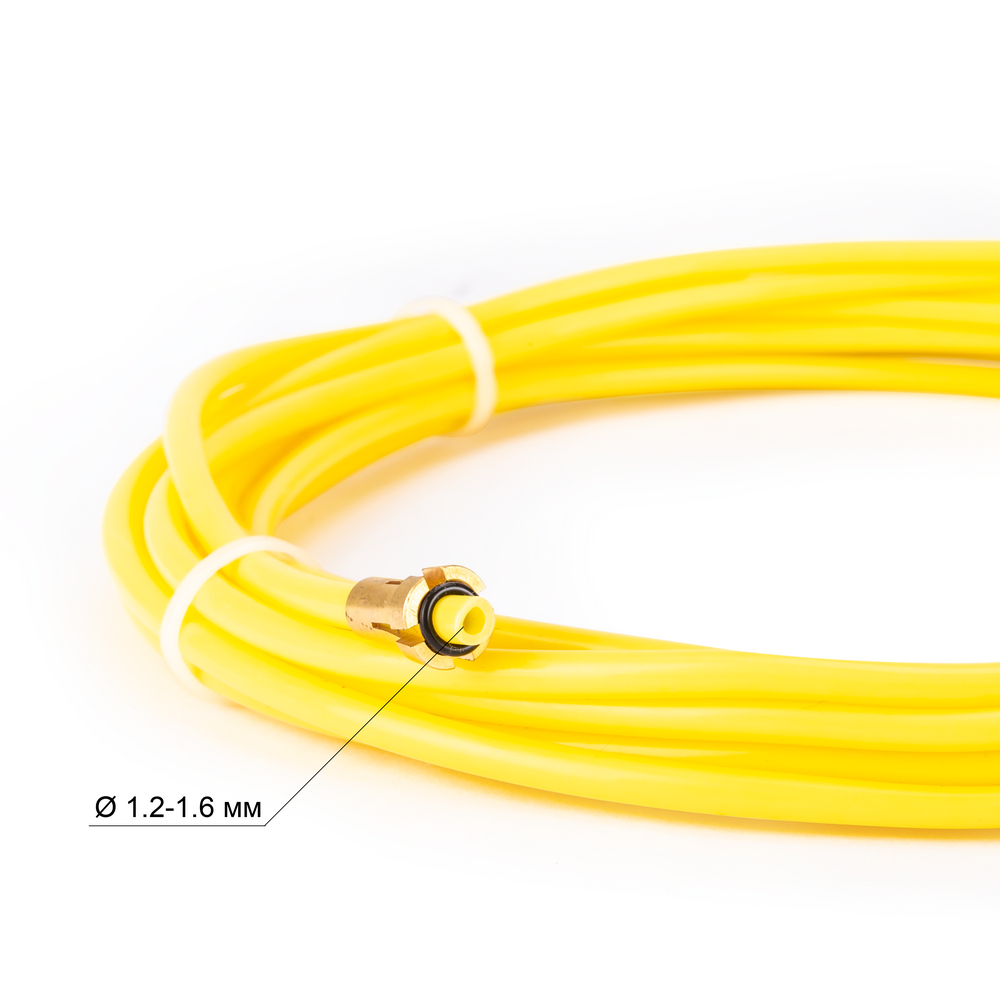 Канал FoxWeld  1,2-1,6мм тефлон желтый, 5м (126.0045/GM0762, пр-во FoxWeld/КНР) 953 руб.