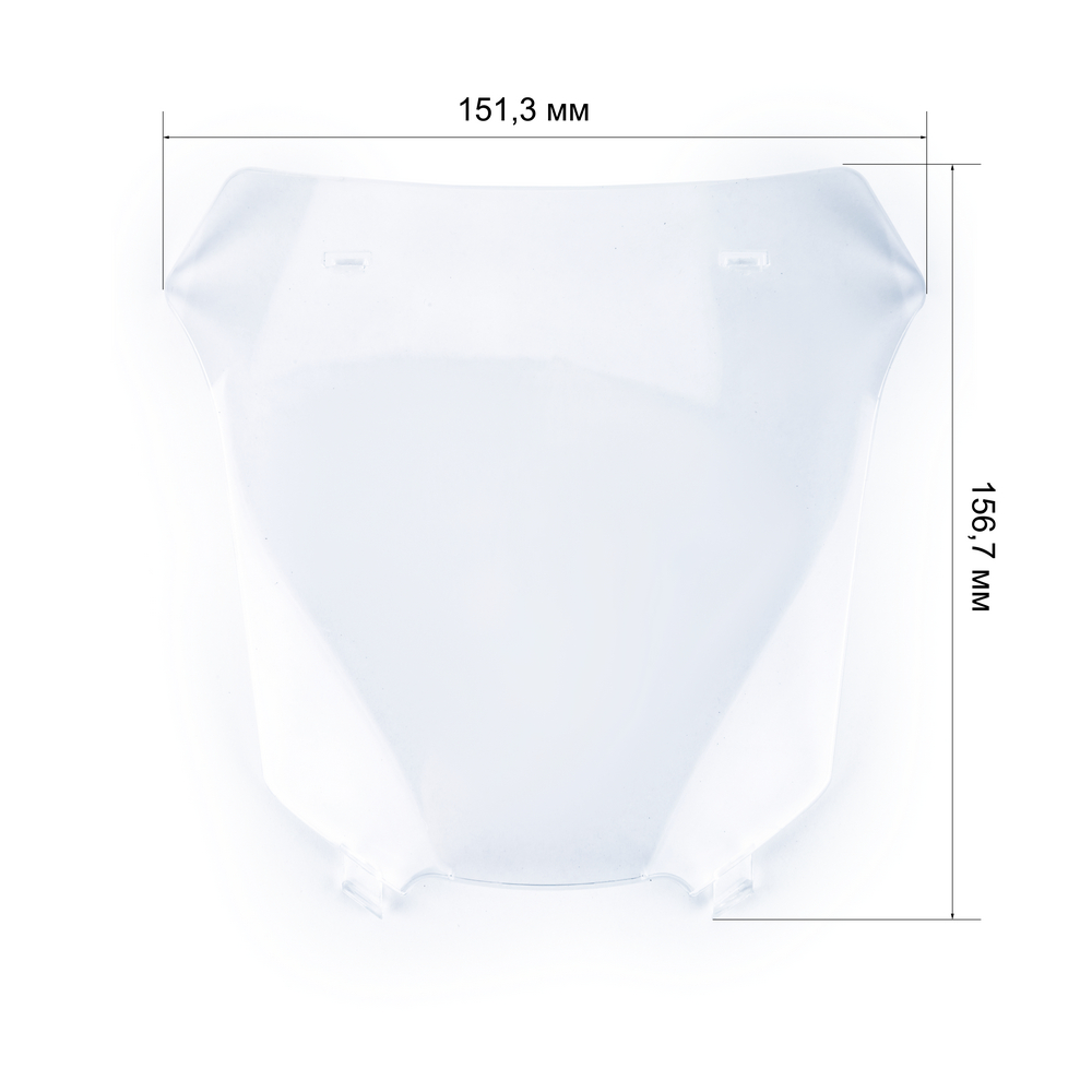 Поликарбонатное стекло внешнее 156.7х151.3х29.5 TOPSHIELD 137 руб.