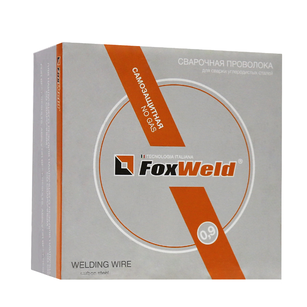 Foxweld Проволока сварочная самозащитная порошковая E71T-GS д.0.8мм, 0,9кг D100 (пр-во FoxWeld/КНР) 1