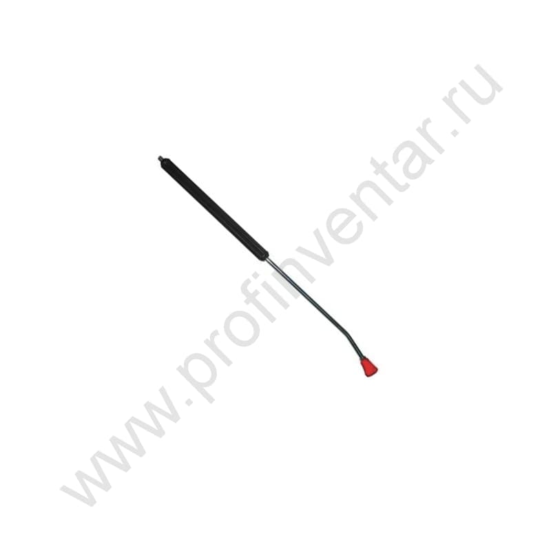Копье литое L=120cm (изогнутое) (красный наконечник копья), 400bar, 1/4внеш-1/4внут R+M